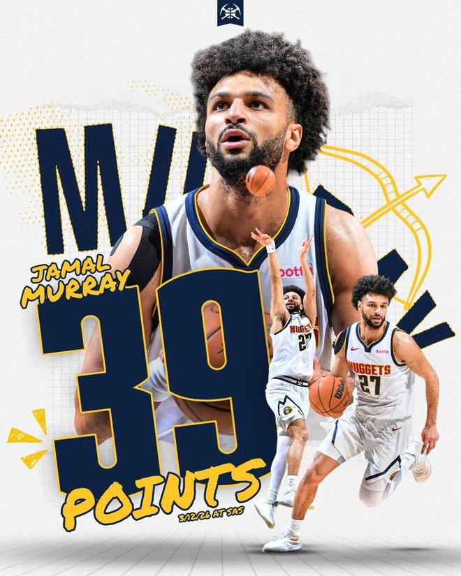 约基奇三双逆转马刺 穆雷末节狂砍30分助掘金绝