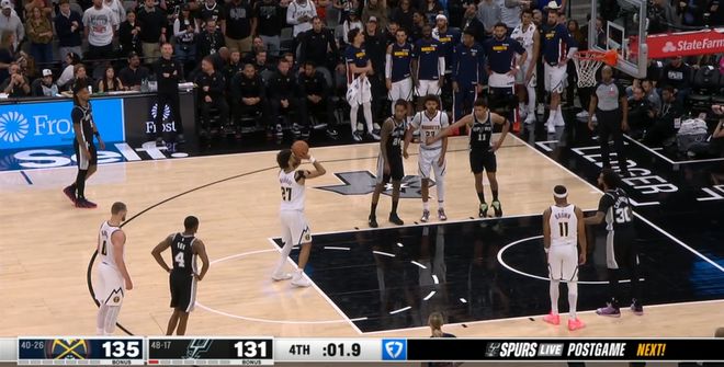 约基奇三双逆转马刺 穆雷末节狂砍30分助掘金绝