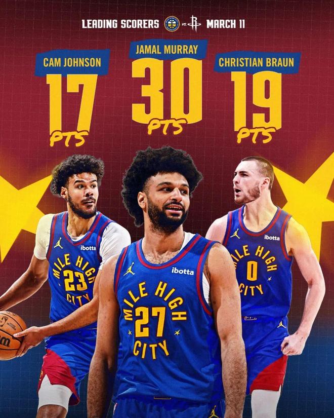 约基奇三双逆转马刺 穆雷末节狂砍30分助掘金绝